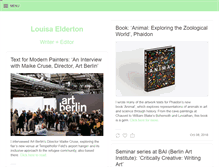 Tablet Screenshot of louisaelderton.com